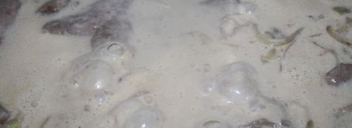 индюшиная печень в сметанно-луковом соусе. Шаг 8