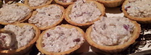 корзиночки с печенью трески. Шаг 3