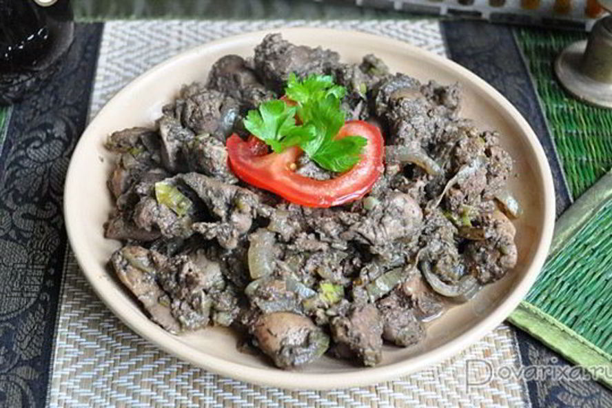 Рецепт куриная печень карри