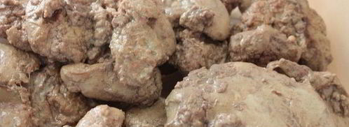 куриная печень с яблоками и баклажанами. Шаг 4