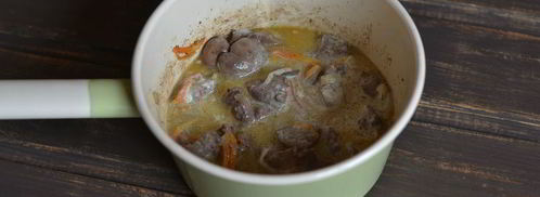 куриная печень в сметане. Шаг 7