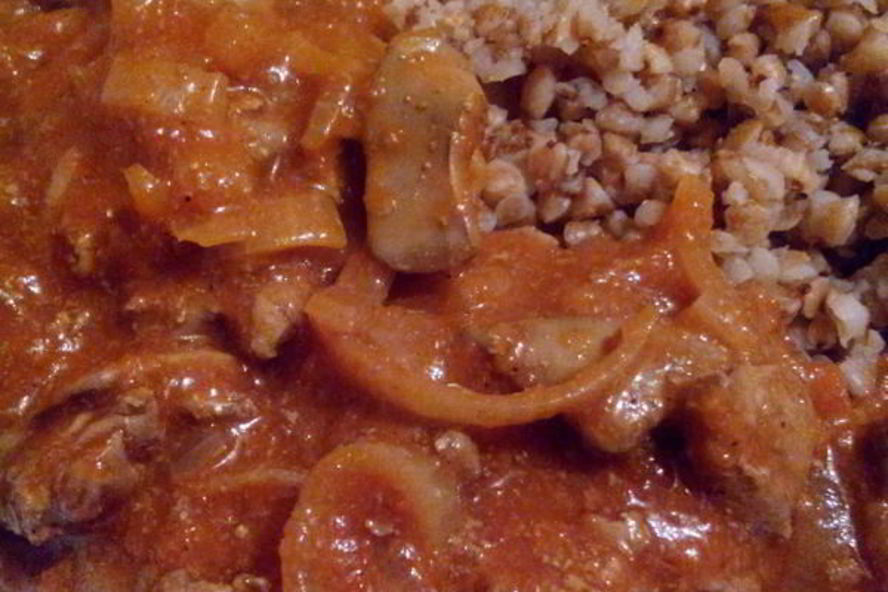 Рецепт куриная печень в томатном соусе