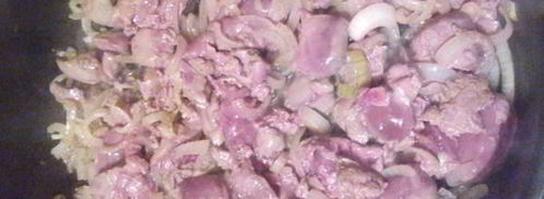 куриная печень в томатном соусе. Шаг 4