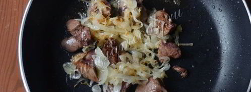 куриная печень запеченная с сыром. Шаг 6