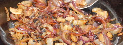 куриная печенка с овощами. Шаг 4