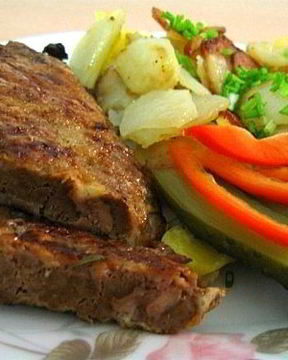 Отбивные из печени