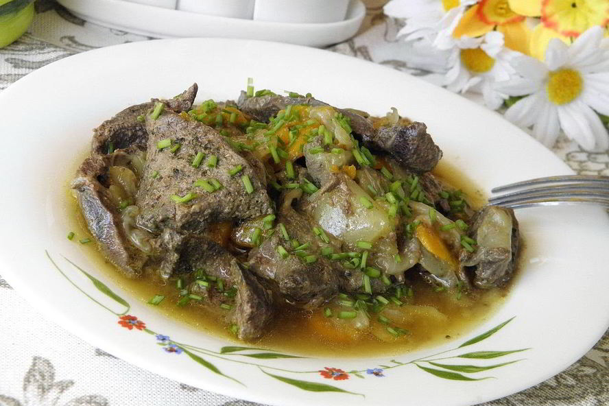 Рецепт печень по-домашнему