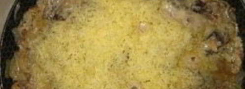 печень с грибами в сметане. Шаг 5