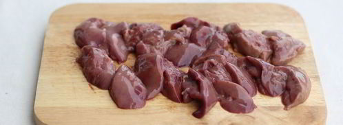 печень с грибами. Шаг 2