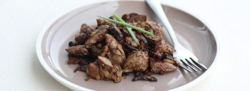 печень с грибами. Шаг 6