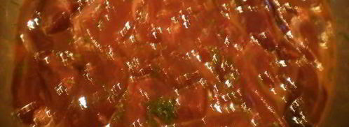 печень с яблоками и черной смородиной. Шаг 3