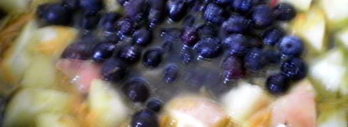 печень с яблоками и черной смородиной. Шаг 7