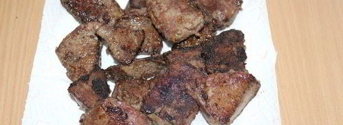 печень с яблоками и луком. Шаг 2