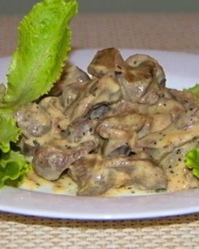 Печень в сметане в мультиварке