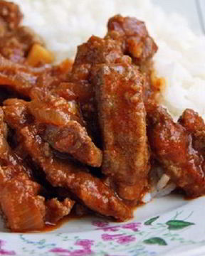 Печень в соусе