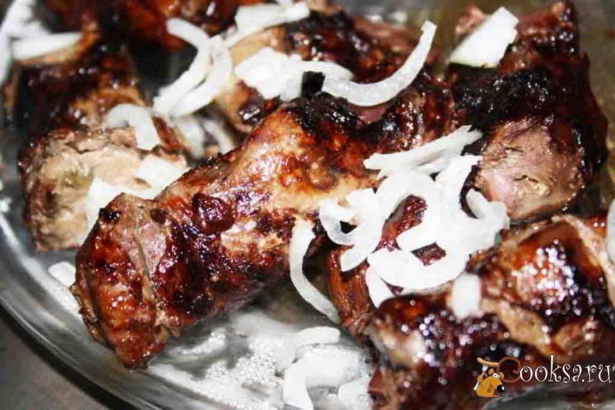 Рецепт печень в жировой сетке