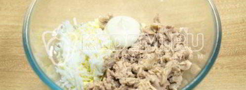 волованы с печенью трески. Шаг 6