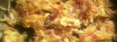 жареная капуста с куриной печенью. Шаг 2