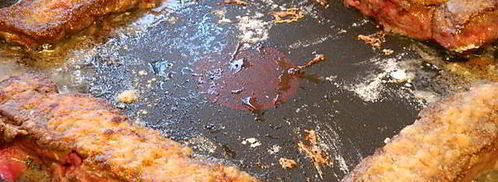 жареная печень с апельсинами. Шаг 4