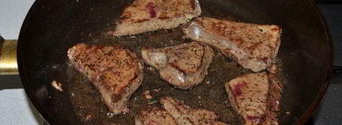 жареная печень со шпинатом. Шаг 3