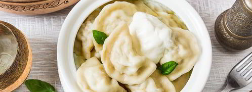 домашние пельмени с курицей и копченой грудинкой. Шаг 9