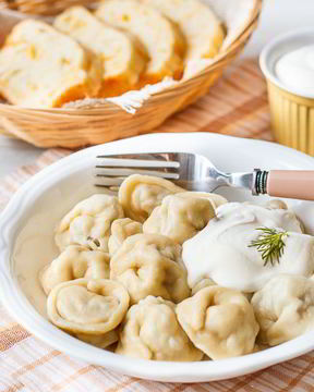 Домашние пельмени со свининой