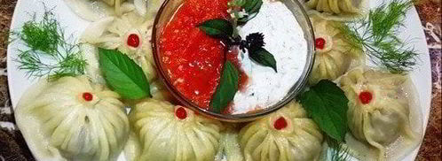 хинкали с бараниной и индейкой на пару. Шаг 12