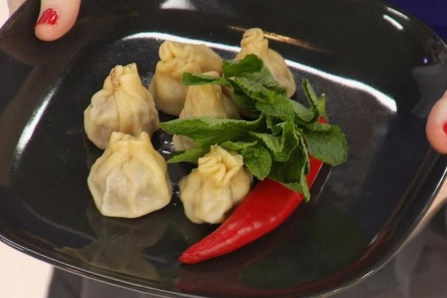 Рецепт хинкали с мясом, мятои и корицеи