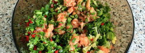 китайские жареные пельмени. Шаг 7