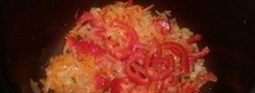 ленивые пельмени в овощном соусе. Шаг 10