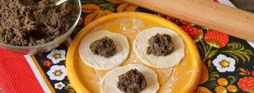 пельмени с грибами. Шаг 11