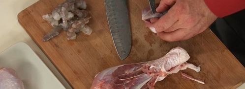 пельмени с индейкой и креветками. Шаг 2