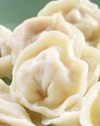 Пельмени с редисом