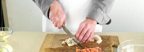 пельмени с рыбой. Шаг 2