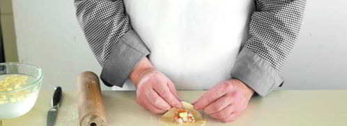 пельмени с рыбой. Шаг 5