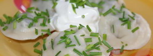 пельмени с сухими грибами и яйцом. Шаг 12