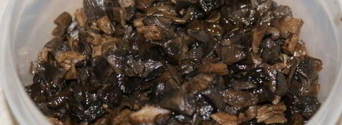 пельмени с сухими грибами и яйцом. Шаг 4