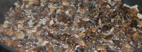 пельмени с сухими грибами и яйцом. Шаг 5