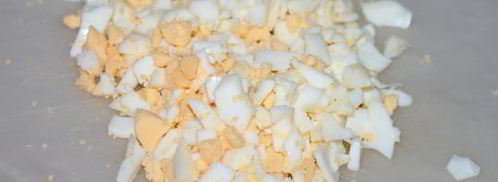 пельмени с сухими грибами и яйцом. Шаг 6