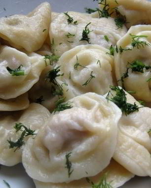 Пельмени с уксусом