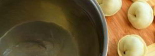 пельмени с вишней и творогом. Шаг 5