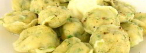 пельмени с зеленью. Шаг 7