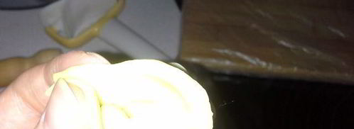 пельмени-ушки из морковного теста. Шаг 12