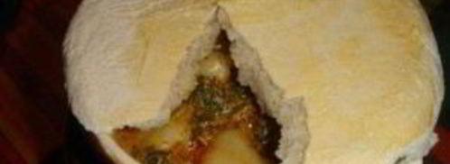 пельмени в горшочках с печенью. Шаг 14