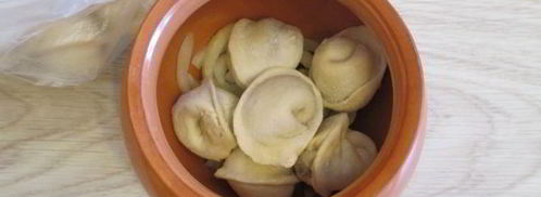 пельмени в горшочках в духовке. Шаг 7