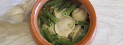 пельмени в горшочках в духовке. Шаг 8