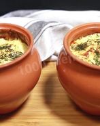 Пельмени в горшочках в сметане в духовке