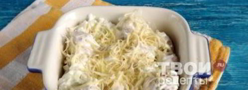 пельмени, запеченные со сметаной и сыром. Шаг 27