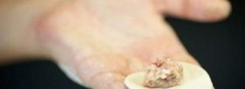 тесто на пельмени на молоке. Шаг 10