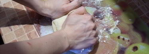 универсальное тесто для вареников, пельменей, поз, чебуреков. Шаг 6